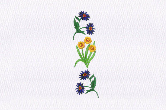 Blue Yellow Floral: A Seasonal Embroidery Review