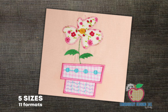 Flower in a Pot Applique: A Designer’s Review
