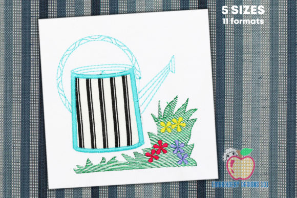 Garden Watering Jug Applique: A Craft Fair Review