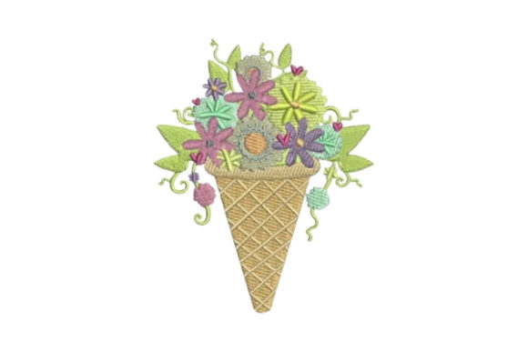 Ice Cream Cone with Flowers Review