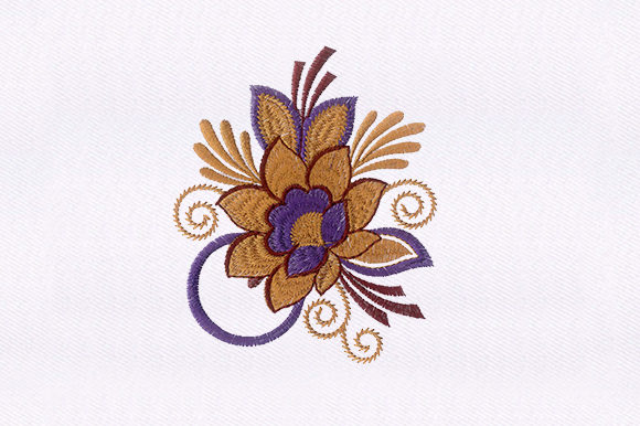 Review: Purple Flower Design for Boutique Sweatshirts