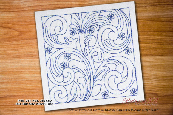 Reviewing Leaves Abstracts Design Redwork for Real Projects